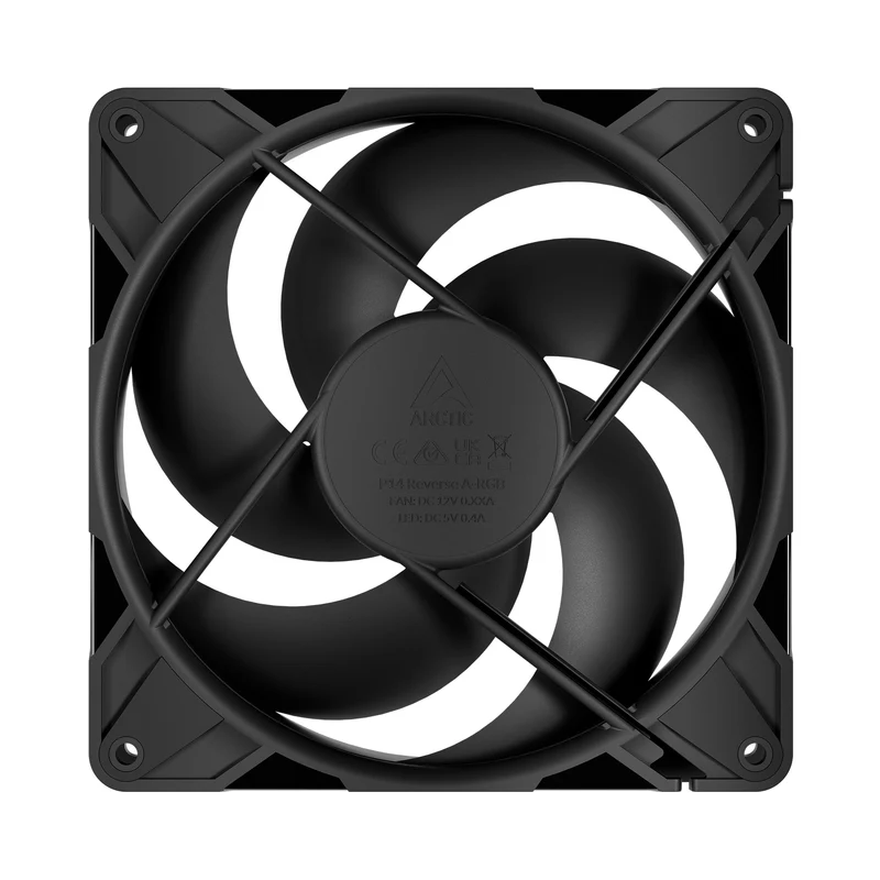 Arctic P14 Pro Reverse 140mm PWM 3-Pack Fan with Cable Splitter (Black) (ACFAN00330A)