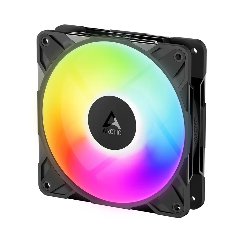 Arctic P12 Pro Reverse 120mm A-RGB PWM 3-Pack Fan with Cable Splitter (Black, White) (ACFAN00333A, ACFAN00334A)
