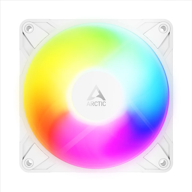 Arctic P12 Pro Reverse 120mm A-RGB PWM 3-Pack Fan with Cable Splitter (Black, White) (ACFAN00333A, ACFAN00334A)
