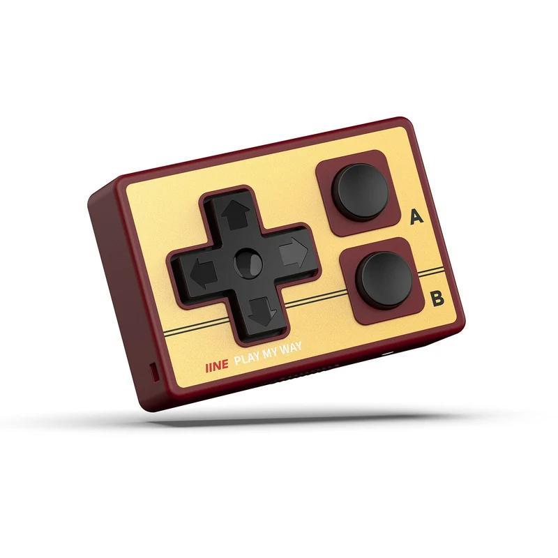 IINE Gamebrick Mini Retro Controller (Classic Grey, Retro Red) (L1161, L1162)