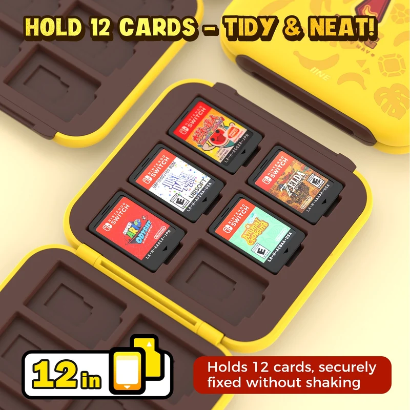 IINE Magnetic Card Case for Nintendo Switch 2 (Yellow) (L1181)