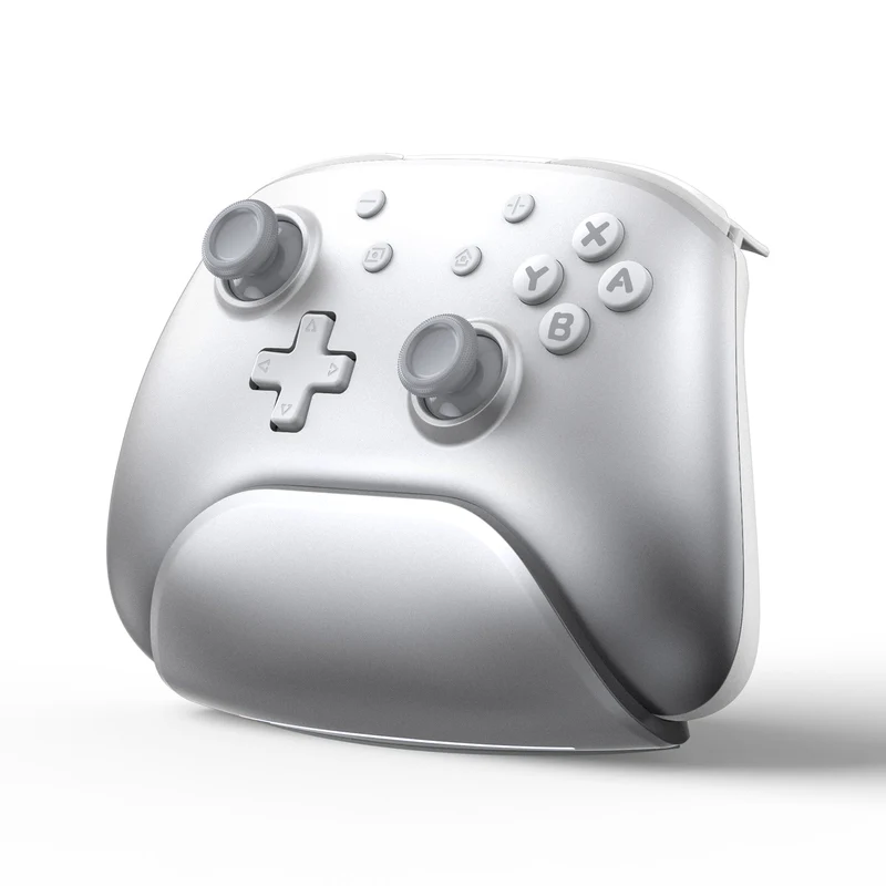 IINE Aether Radiant Silver Wireless Controller with Charging Dock for Nintendo Switch / Nintendo Switch OLED (L1018)