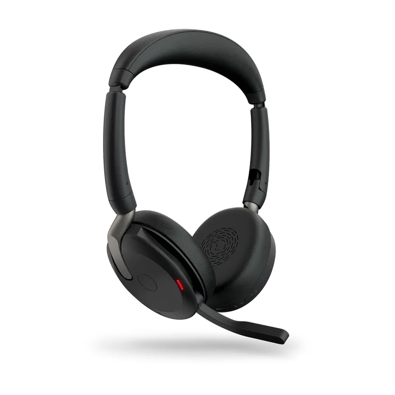 Jabra Evolve2 65 Flex Link390C MS Stereo ANC Wireless Foldable Headset (Black)
