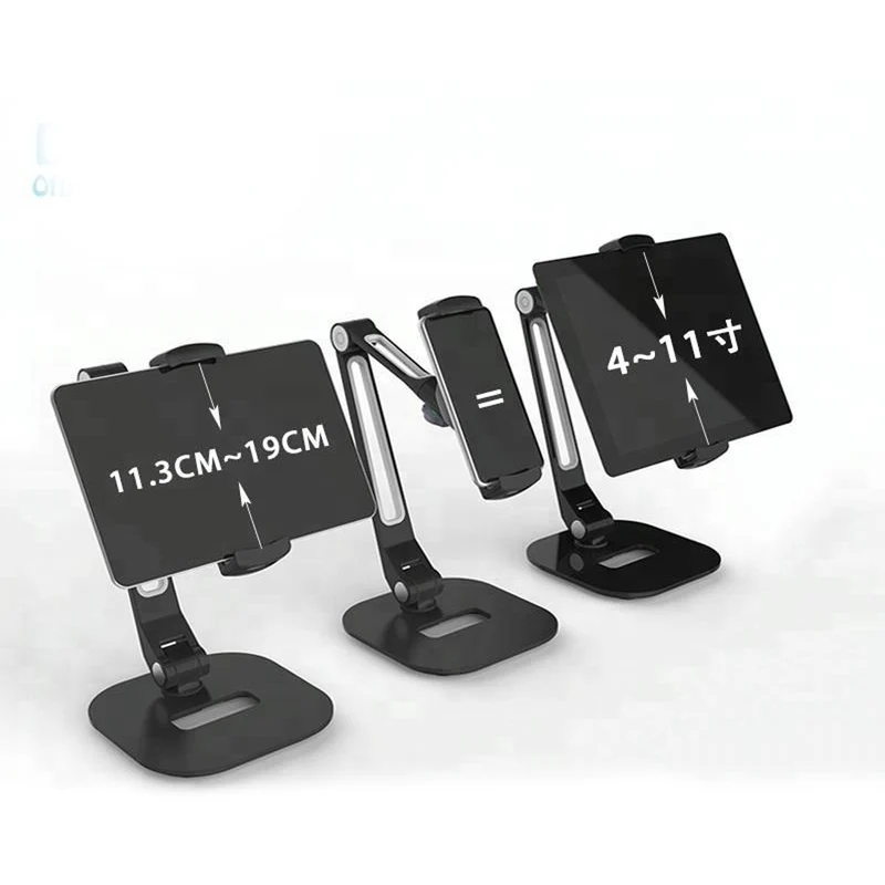 Ledetech LD-205D-T9 Smartphone & Tablet Holder (Black, White)