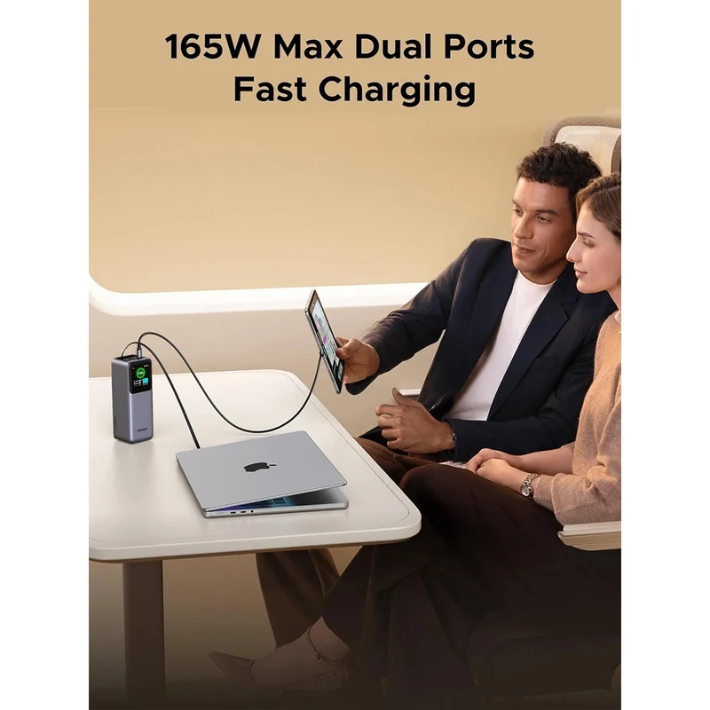 Ugreen Nexode 20000mAh 165W Power Bank with Type-C Retractable Cable (3C Version) (PB726/95670B)