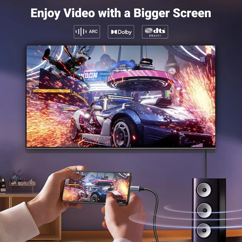 Ugreen USB-C to HDMI 8K Cable - 1m (CM565/35596)