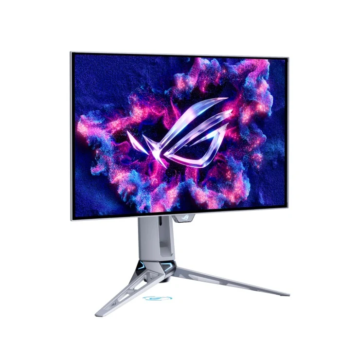 Asus ROG Swift OLED PG27AQWP-W 27" 2560x1440 Dual Mode (QHD @ 540Hz / HD @ 720Hz) 0.02ms WOLED Gaming Monitor with Tilt, Height & Swivel Adjustment