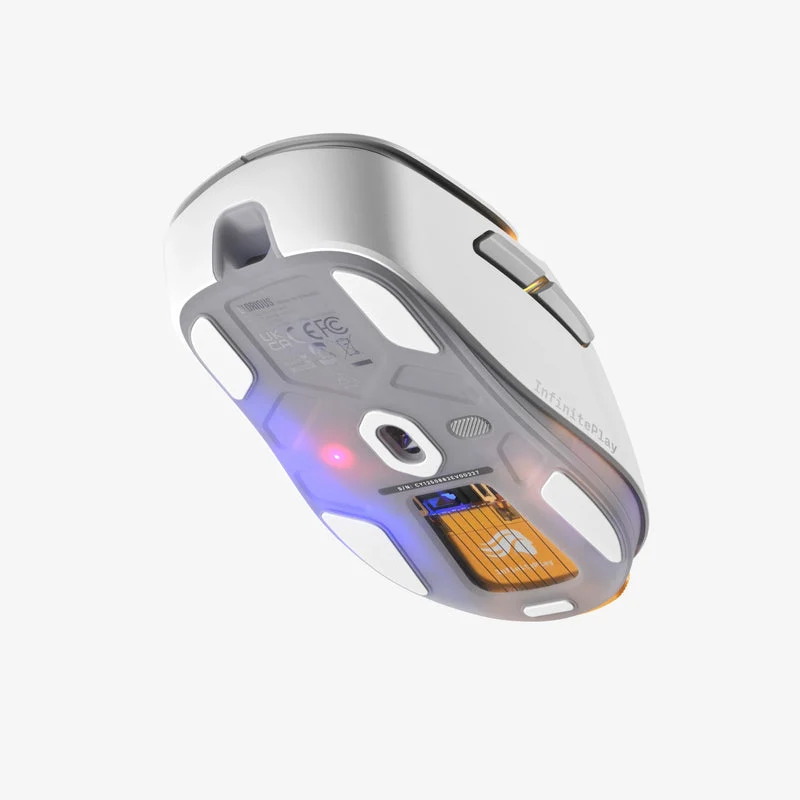 Glorious Model D3 8K Polling Ultralight RGB Wireless Gaming Mouse (White) (GLO-D3-WL-WHT)