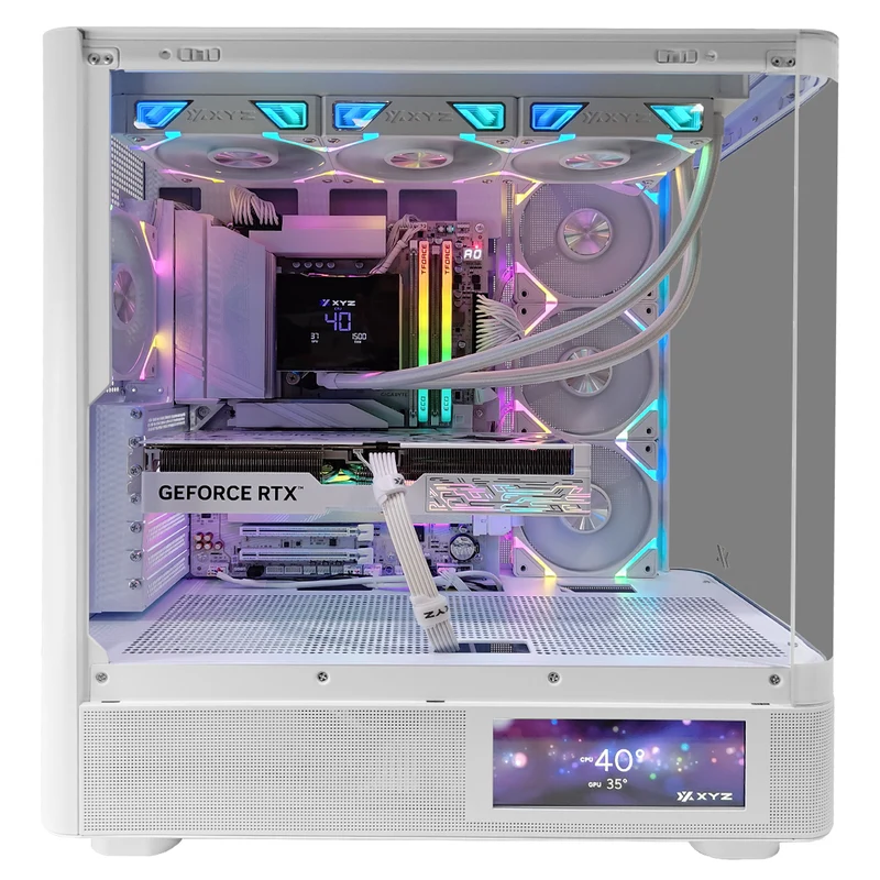 Ultra Quantum White Gaming PC | AMD Ryzen 7 9800X3D | 32GB RAM | 2TB SSD | RTX 5080 | Windows 11 Pro