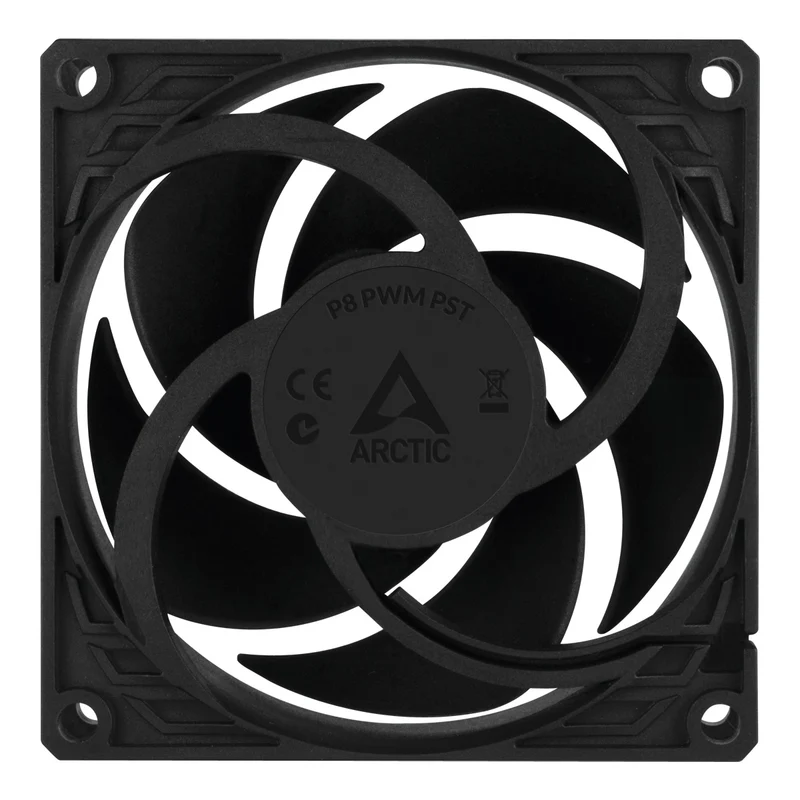 Arctic P8 PWM PST 80mm PWM Fan with Cable Splitter (Black) (ACFAN00150A)