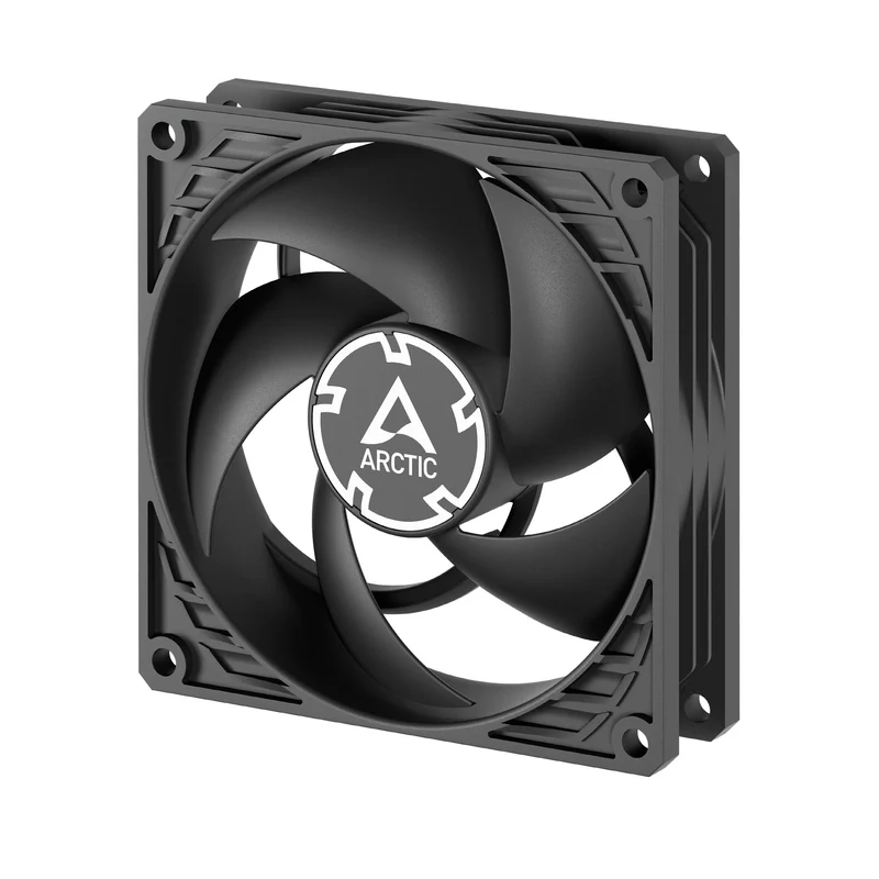 Arctic P9 PWM PST CO 92mm PWM Fan with Cable Splitter for Continuous Operation (Black) (ACFAN00299A)