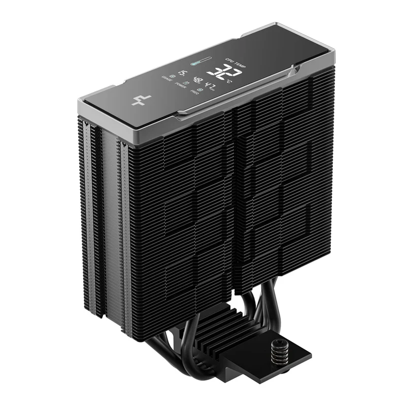 DeepCool AK400 G2 Digital NYX AI Dynamic Adjustment CPU Cooler with Digital Display (Black) (R-AK400G2-BKNNMN-GJD-1)