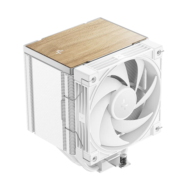 DeepCool AK500 G2 Wood Grain Top Cover CPU Cooler (Black, White)