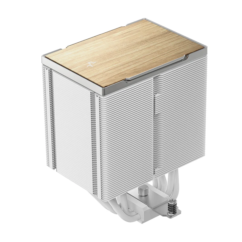 DeepCool AK500 G2 Wood Grain Top Cover CPU Cooler (Black, White)