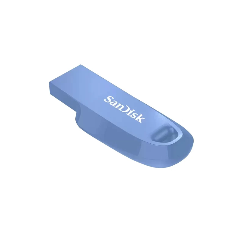 SanDisk Ultra Curve USB 3.2 Gen 1 Flash Drive - 32GB (Mint, Indian Blue, Black)