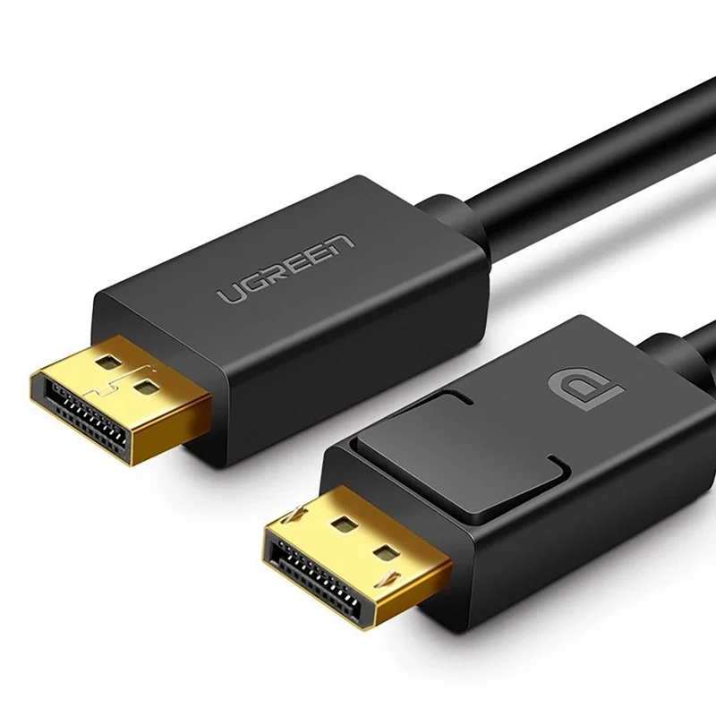 Ugreen DP 1.2 Male to Male Cable - 2m (Black) (DP102/10211)