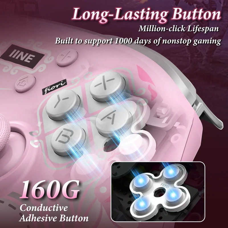 IINE Aphrodites Bloom Wireless Controller with Charging Dock for Nintendo Switch / Nintendo Switch OLED (L1035)