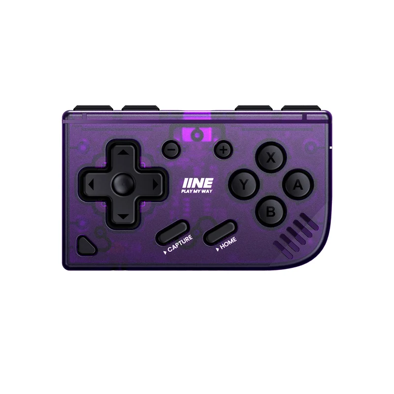 IINE Mini Retro Ananke Controller for Nintendo Switch / PC / Android / iOS (Black, Purple) (L1042, L1013)