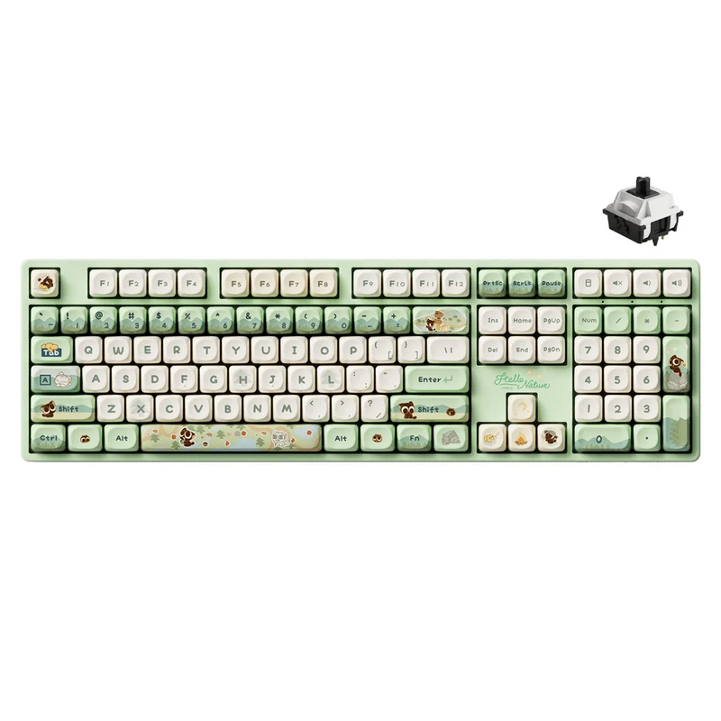 Akko The Legend of Hei 5108B Plus Multi-Mode RGB Hot-Swappable Mechanical Keyboard (Akko V3 Piano Pro)