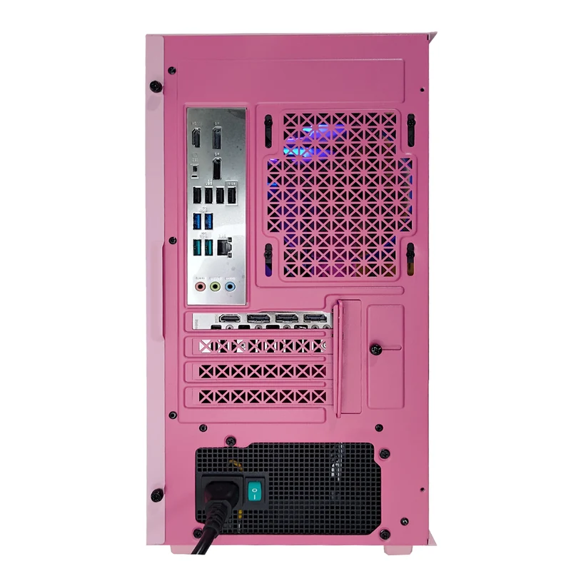 Aurora Macube Pink Desktop Gaming PC | AMD Ryzen 7 7700 | 16GB RAM | 1TB SSD | RTX 5060 OC | Windows 11 Pro