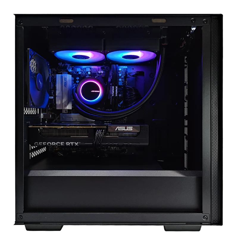 Aurora Macube Black Desktop Gaming PC | AMD Ryzen 7 7700 | 16GB RAM | 1TB SSD | RTX 5060 OC | Windows 11 Pro