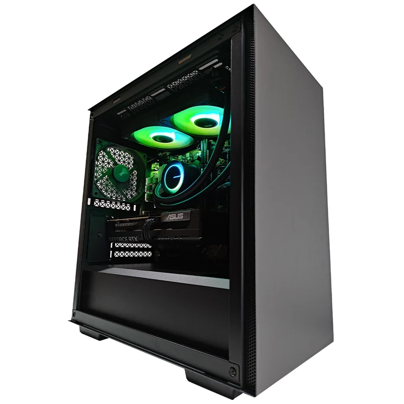 Aurora Macube Black Desktop Gaming PC | AMD Ryzen 7 7700 | 16GB RAM | 1TB SSD | RTX 5060 OC | Windows 11 Pro