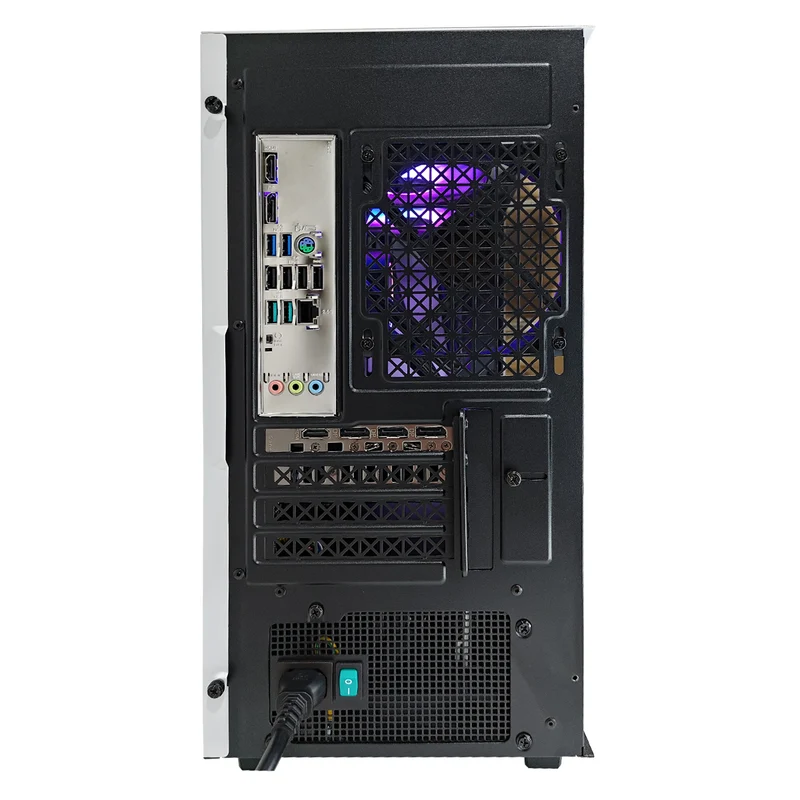 Aurora Macube White Desktop Gaming PC | AMD Ryzen 7 7700 | 16GB RAM | 1TB SSD | RTX 5060 OC | Windows 11 Pro