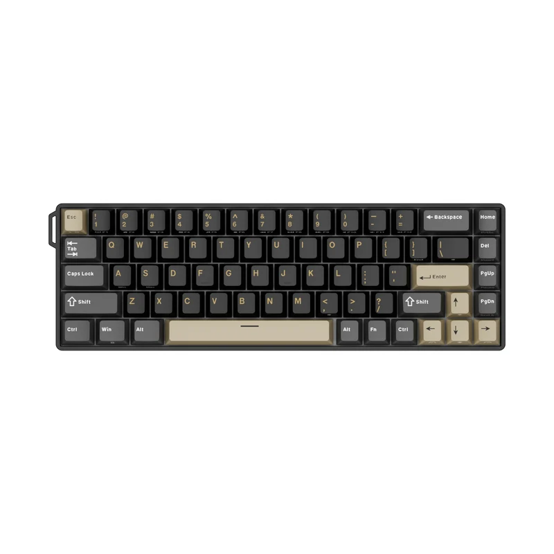 Royal Kludge RK68 HE Wired RGB Hot-Swappable Mechanical Keyboard Phantom (Mint Switch)