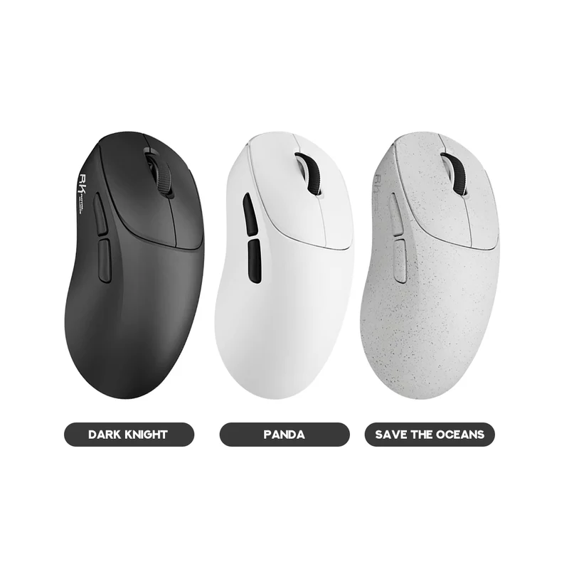 Royal Kludge MG5 8K Polling Rate Tri-mode Gaming Mouse (Dark Knight, Panda, Save the Oceans)