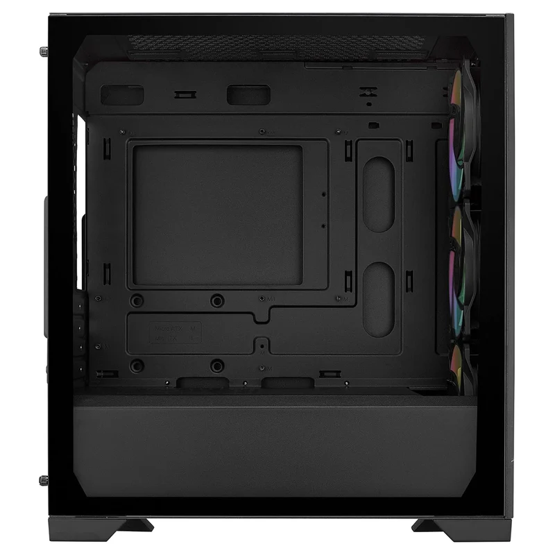 Cooler Master Elite 302 ARGB Mini-ITX, Micro-ATX Mini Tower PC Case (Black - Glass Edition, White - Glass Edition)