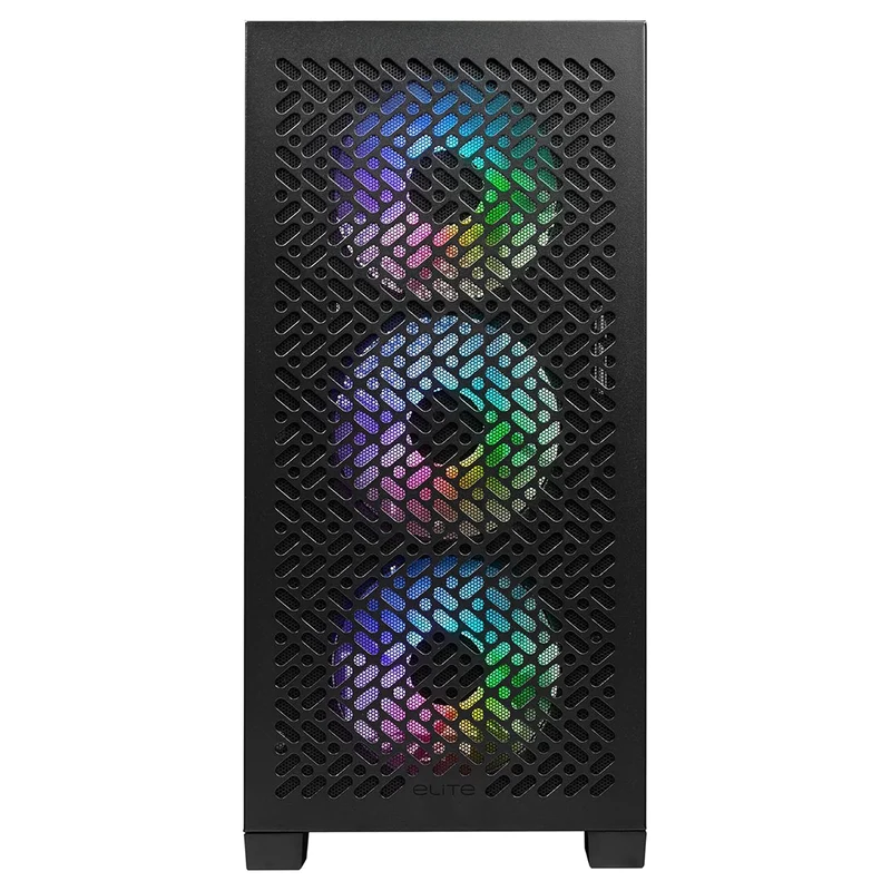 Cooler Master Elite 302 ARGB Mini-ITX, Micro-ATX Mini Tower PC Case (Black - Glass Edition, White - Glass Edition)