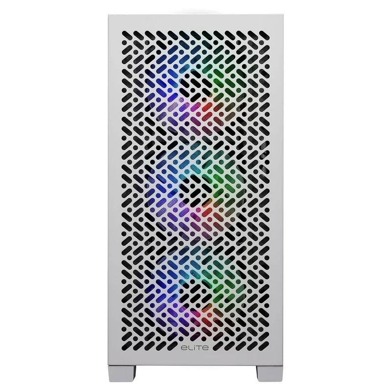 Cooler Master Elite 302 ARGB Mini-ITX, Micro-ATX Mini Tower PC Case (Black - Glass Edition, White - Glass Edition)
