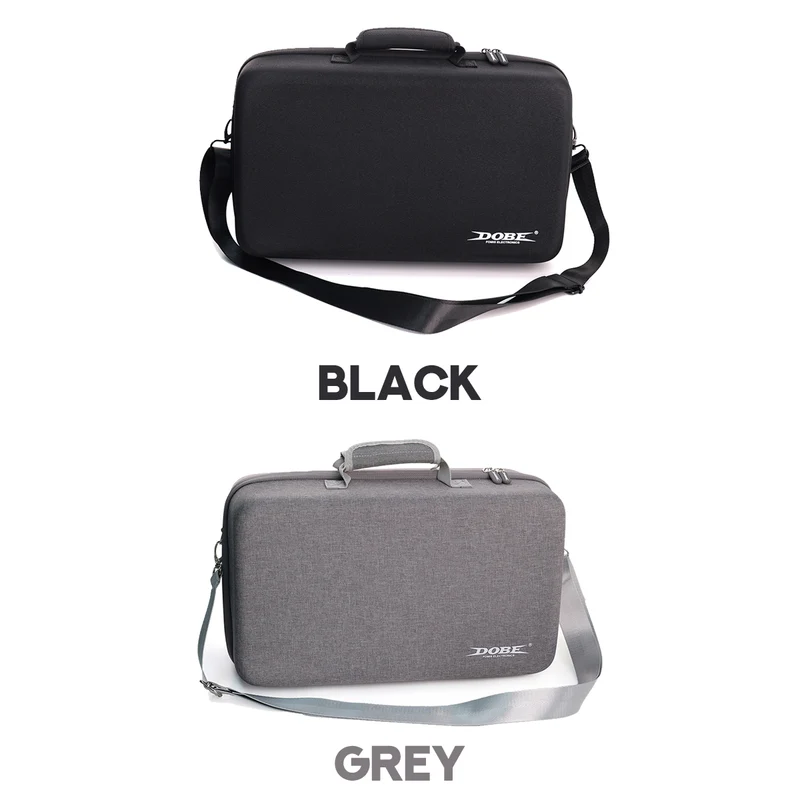 Dobe Storage Case for PS5 Slim / PS5 Pro (Black, Grey) TP5-5511