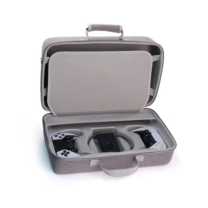 Dobe Storage Case for PS5 Slim / PS5 Pro (Black, Grey) TP5-5511