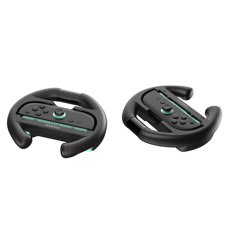 Dobe Controller Steering Wheel for Nintendo Switch 2 Joy-Pad (Black) (Orange/Blue, Purple/Green) TNS-3195S