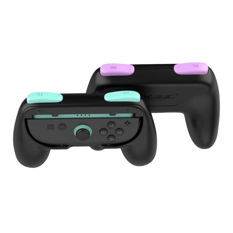 Dobe Controller Grip for Nintendo Switch 2 Joy-Pad (Black) (Orange/Blue, Purple/Green) TNS-3162S