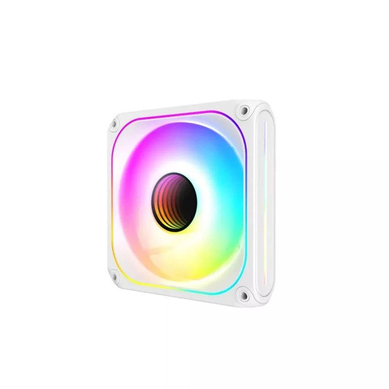 Coolman Drift Core CM-07RF 120mm Reverse ARGB Cooling Fan (Black, White)