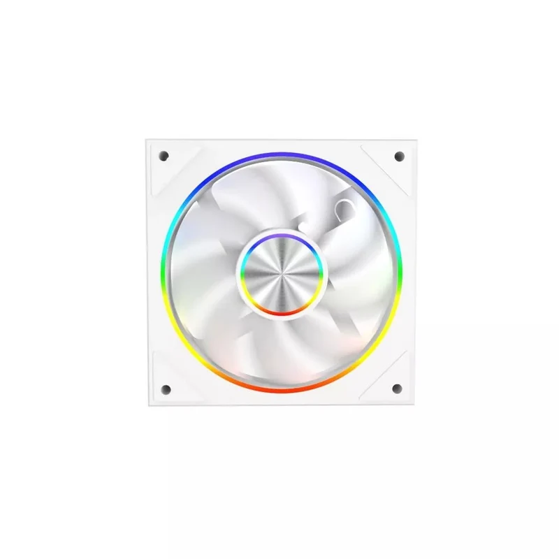 Coolman Drift Fury CM-06RF 120mm Reverse ARGB Cooling Fan (Black, White)