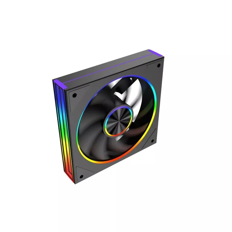 Coolman Drift Fury CM-06SF 120mm Regular ARGB Cooling Fan (Black, White)