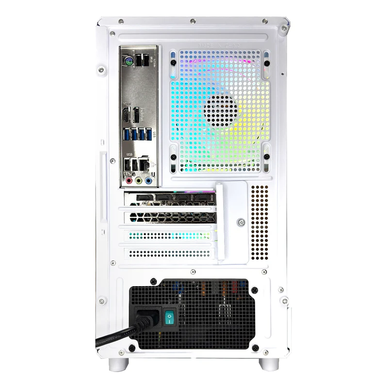 Alpha DB330M Mesh White Desktop Gaming PC | AMD Ryzen 5 5600 | 16GB RAM | 500GB SSD | RTX 3050 | Windows 11 Pro
