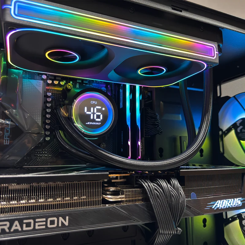 Optima Focus 2 Black Desktop Gaming PC | AMD Ryzen 7 7800X3D | 32GB RAM | 1TB SSD | RX 9070 XT | Windows 11 Pro