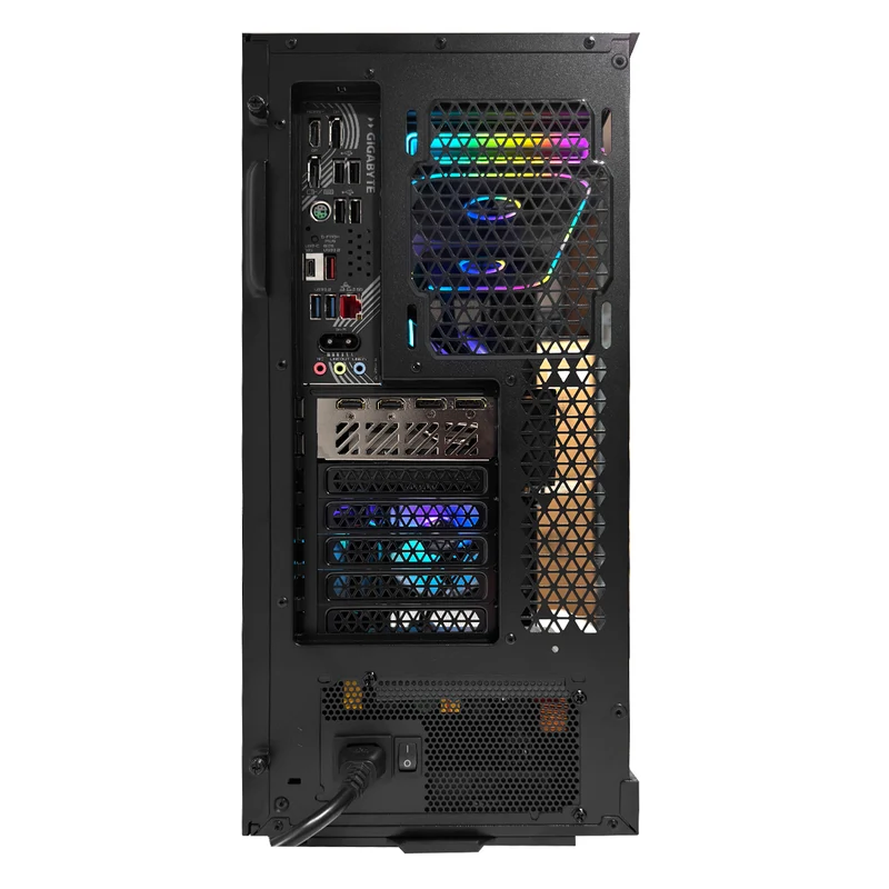 Optima Focus 2 Black Desktop Gaming PC | AMD Ryzen 7 7800X3D | 32GB RAM | 1TB SSD | RX 9070 XT | Windows 11 Pro