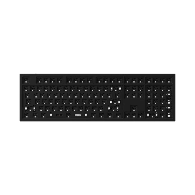 Keychron Q6 QMK Custom Mechanical Barebone Swappable RGB Backlight Keyboard - Carbon Black (Q6A1)