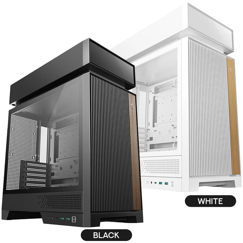 DeepCool CL660 High Cooling Performance ATX Compact Case (Black, White)