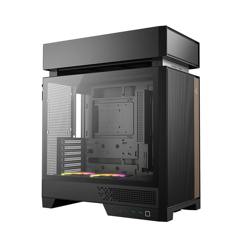 DeepCool CL660 High Cooling Performance ATX Compact Case (Black, White)