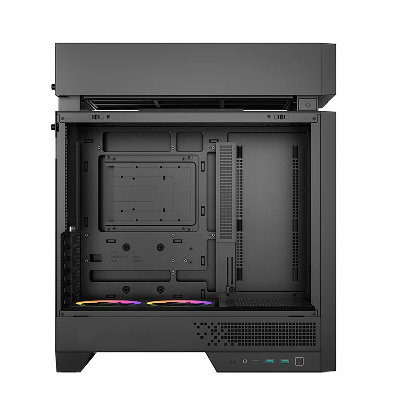 DeepCool CL660 High Cooling Performance ATX Compact Case (Black, White)