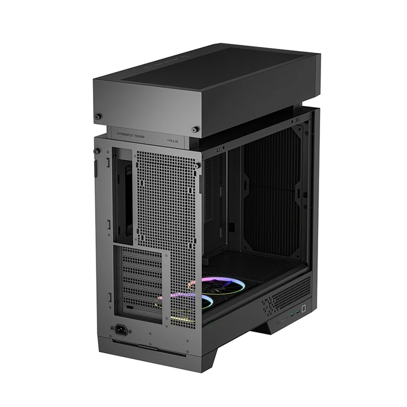 DeepCool CL660 High Cooling Performance ATX Compact Case (Black, White)