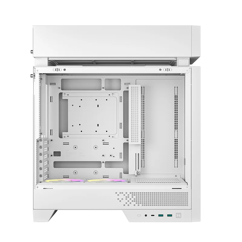DeepCool CL660 High Cooling Performance ATX Compact Case (Black, White)