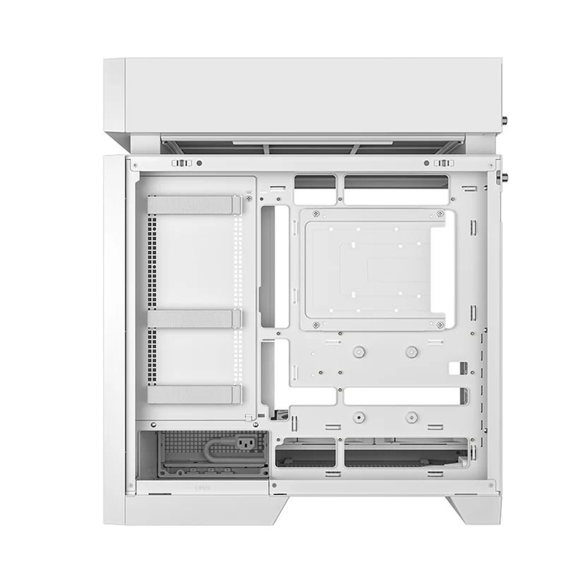 DeepCool CL660 High Cooling Performance ATX Compact Case (Black, White)