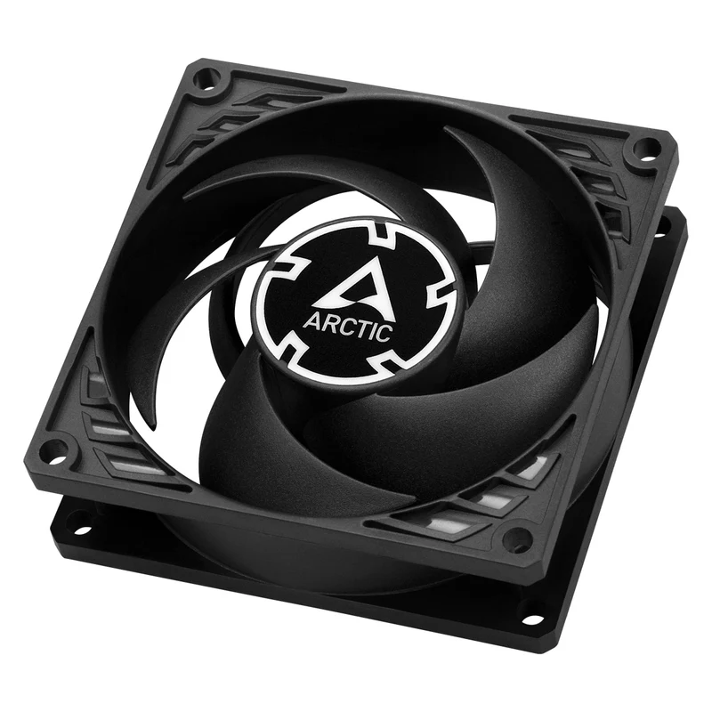 Arctic P8 PWM PST CO 80mm PWM Fan with Cable Splitter for Continuous Operation (Black) (ACFAN00151A)